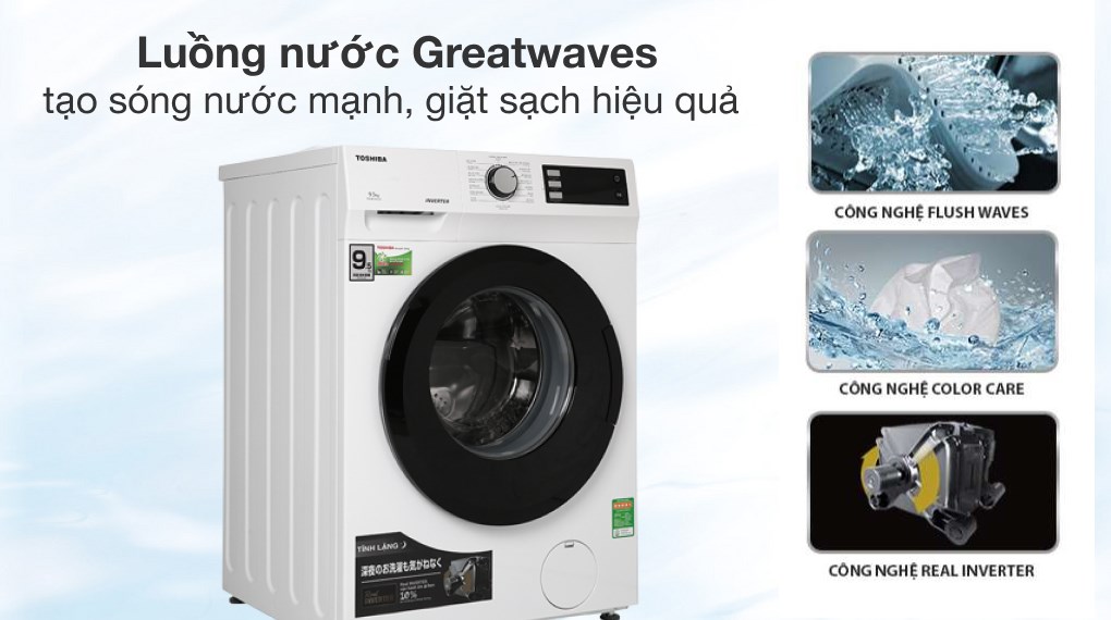Máy giặt Toshiba Inverter 9.5 Kg TW-BK105S2V(WS) - 5