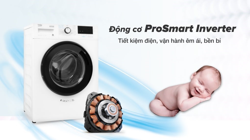 Máy giặt Beko Inverter 8 kg WCV8612XB0ST