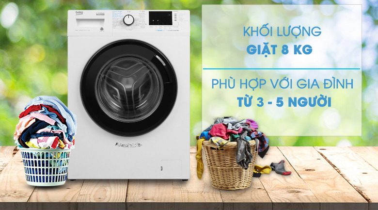 Máy giặt Beko Inverter 8 kg WCV8612XB0ST - 15