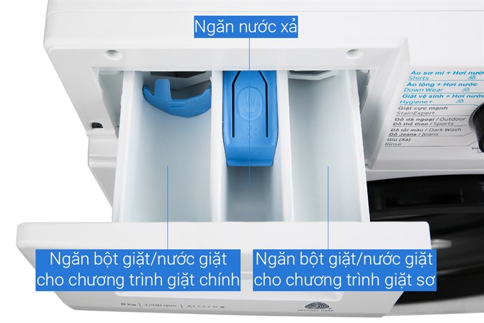 Máy giặt Beko Inverter 8 kg WCV8612XB0ST Màu Trắng