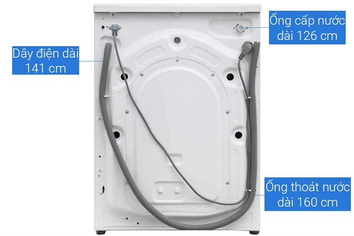 Máy giặt Beko Inverter 8 kg WCV8649XWST Màu Trắng