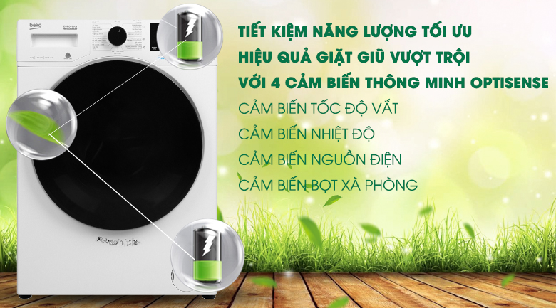 Máy giặt Beko Inverter 8 kg WCV10649XWST