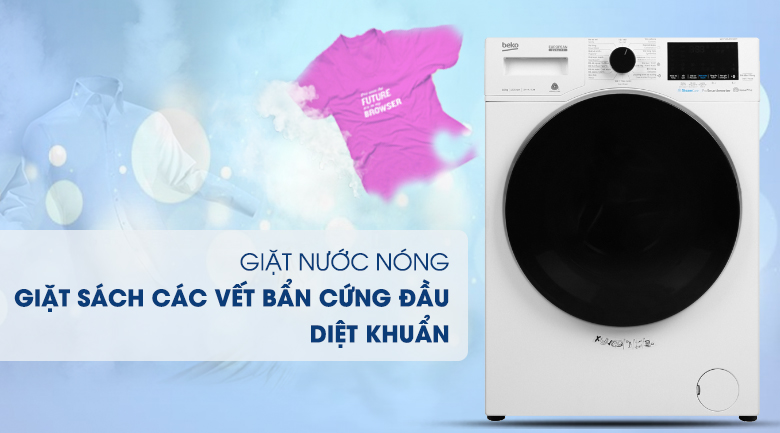 Máy giặt Beko Inverter 8 kg WCV10649XWST