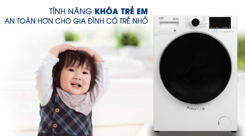 Máy giặt Beko Inverter 8 kg WCV10649XWST