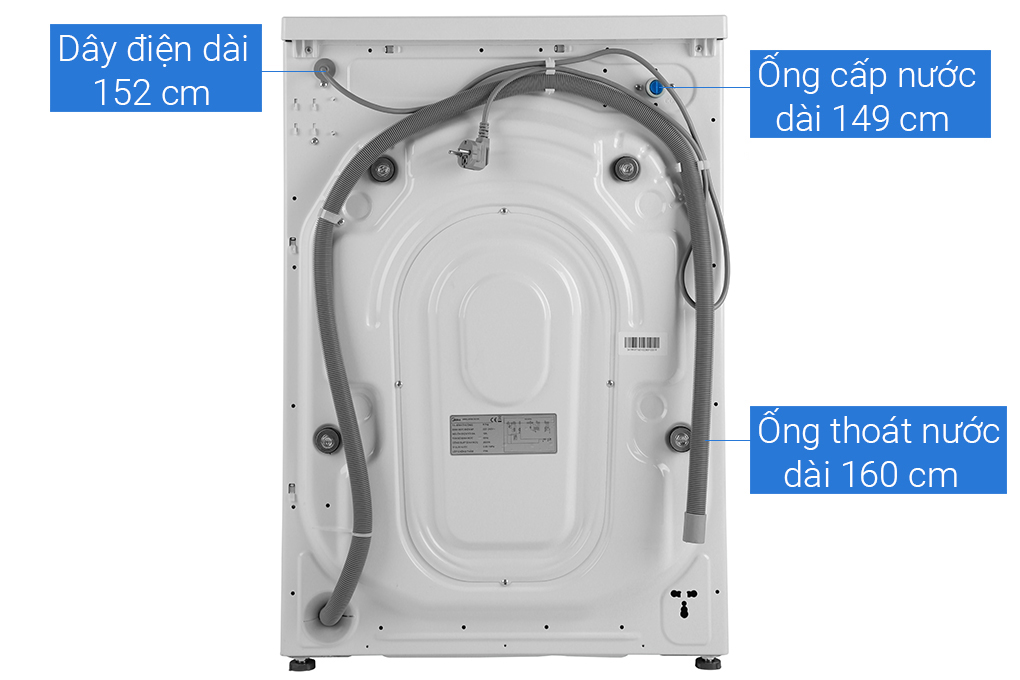 Máy giặt Midea Inverter 8.5 Kg MFK85-1401WK - 8