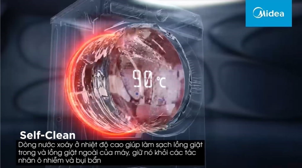 Máy giặt Midea Inverter 9.5 Kg MFK95-1401SK