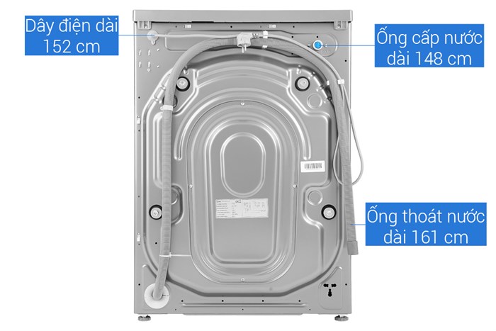 Máy giặt Midea Inverter 9.5 Kg MFK95-1401SK Màu Xám