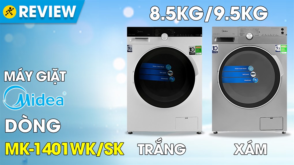Máy giặt Midea Inverter 8.5 Kg MFK85-1401SK