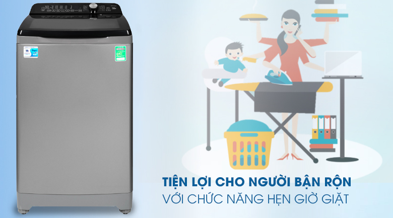 Máy giặt Aqua 10 Kg AQW-FR100ET S - 16