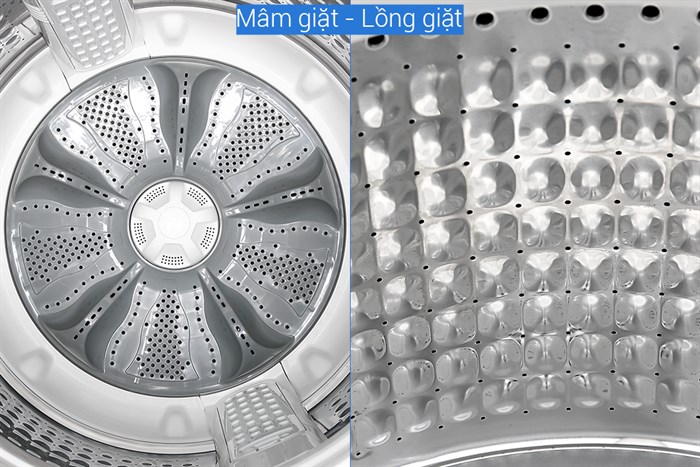 Máy giặt Aqua 10 Kg AQW-FR100ET S Màu Bạc