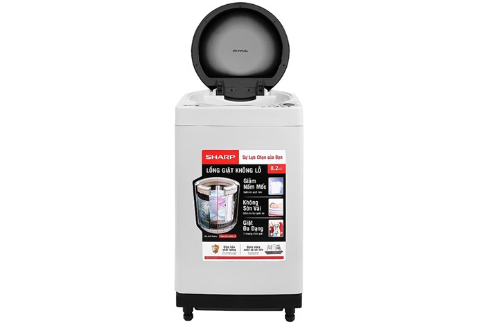 Máy giặt Sharp 8.2 kg ES-W82GV-H Màu Trắng