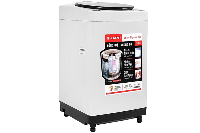 Máy giặt Sharp 8.2 kg ES-W82GV-H Màu Trắng
