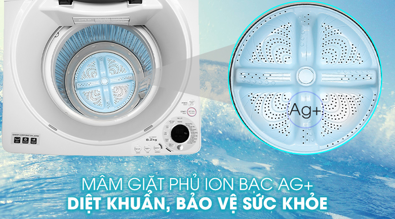 Mâm giặt phủ bạc Ag+