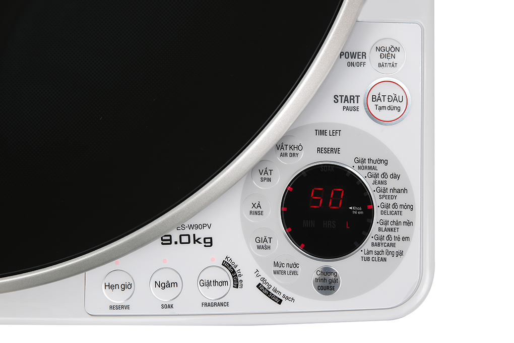Máy giặt Sharp 9 kg ES-W90PV-H chính hãng