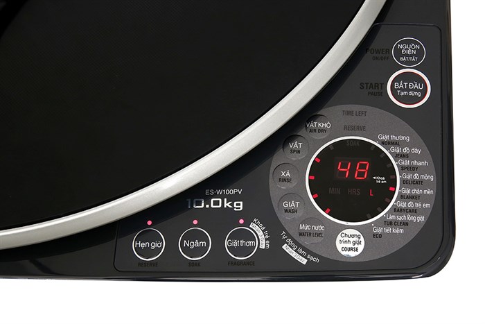 Máy giặt Sharp 10 kg ES-W100PV-H Màu Xám đậm