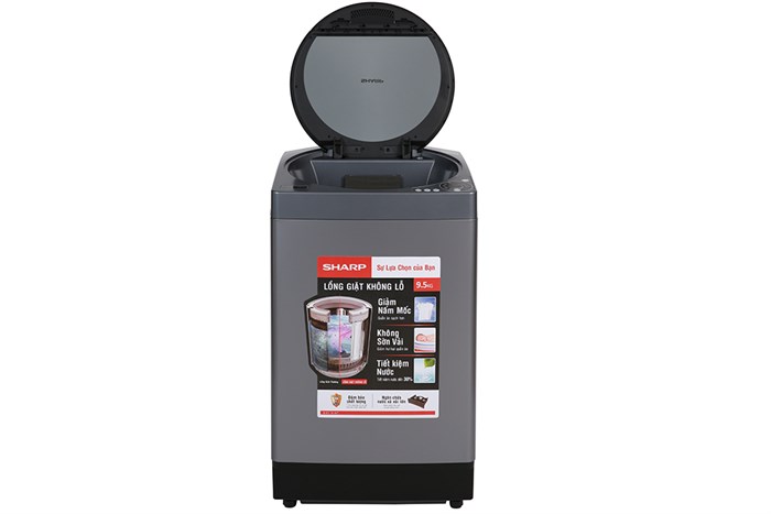 Máy giặt Sharp 9.5 kg ES-W95HV-S Màu Xám