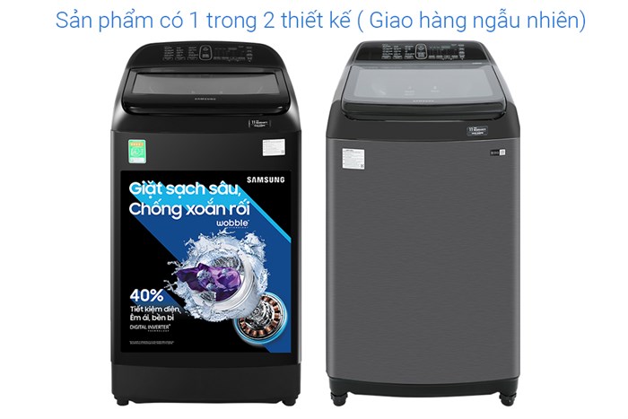 Máy giặt Samsung Inverter 12 kg WA12T5360BV/SV Màu Đen