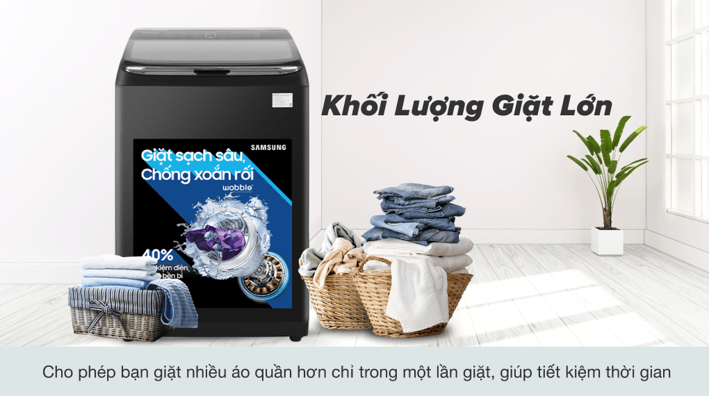 Máy giặt Samsung Inverter 22 kg WA22R8870GV/SV
