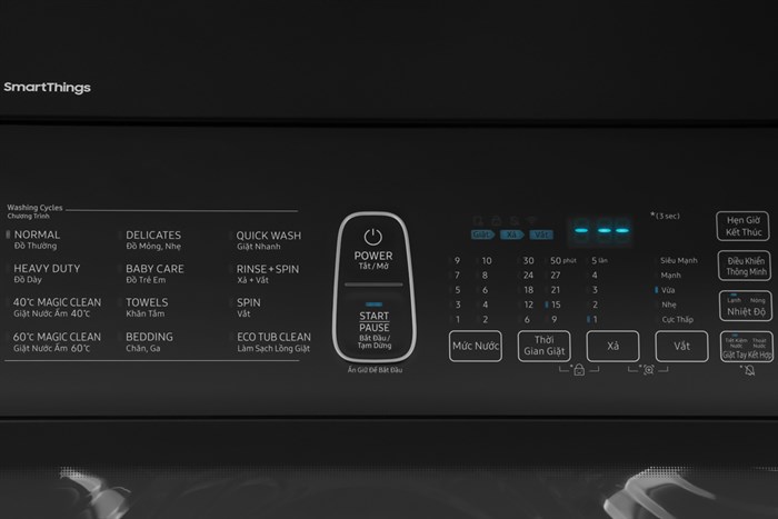 Máy giặt Samsung Inverter 22 kg WA22R8870GV/SV Màu Xám đậm