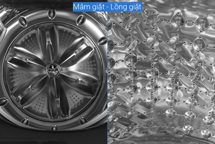 Máy giặt Samsung Inverter 22 kg WA22R8870GV/SV Màu Xám đậm