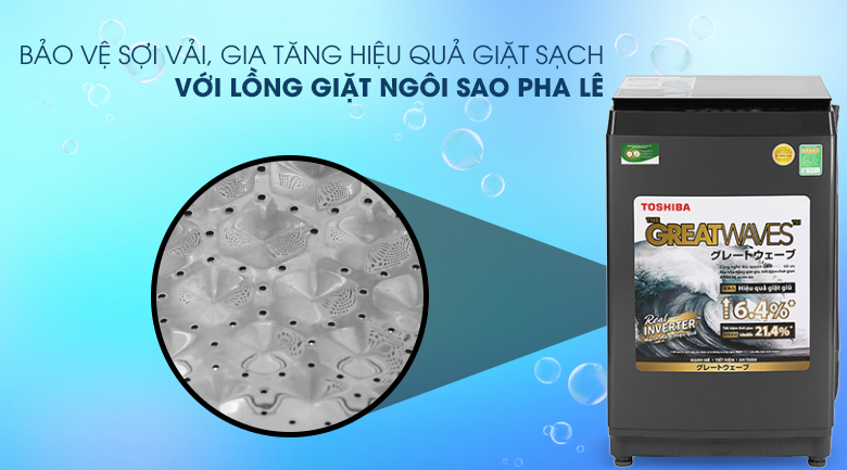 Lồng giặt ngôi sao pha lê