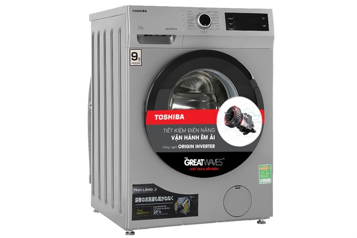 Máy giặt Toshiba Inverter 9.5 Kg TW-BK105S3V(SK) Màu Xám