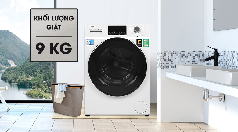 Máy giặt Aqua Inverter 9 kg AQD-D900F W