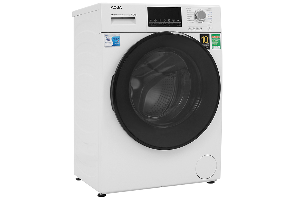 Máy giặt Aqua Inverter 9 kg AQD-D900F W Màu Trắng