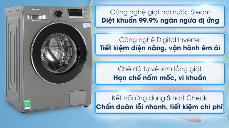 Máy giặt Samsung Inverter 9.5 kg WW95J42G0BX/SV - 2