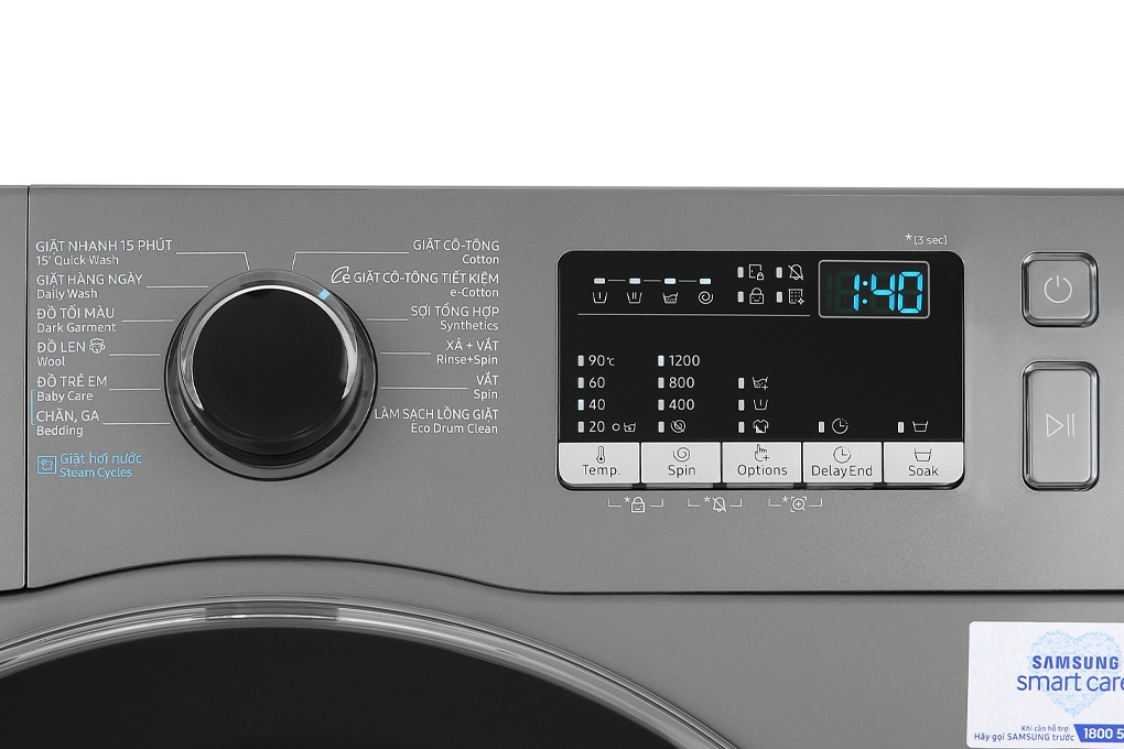 Máy giặt Samsung Inverter 9.5 kg WW95J42G0BX/SV - 16