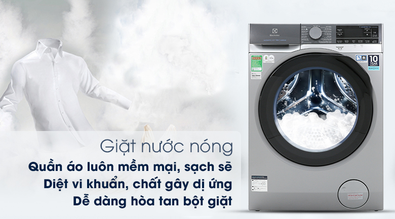 Máy giặt Electrolux EWF1141SESA - Giặt nước nóng