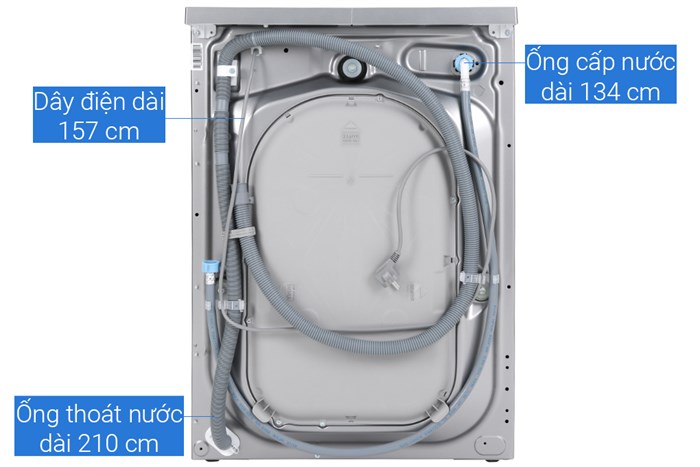 Máy giặt Electrolux Inverter 11 kg EWF1141SESA Màu Xám