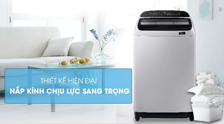 Máy giặt Samsung Inverter 9 kg WA90T5260BY/SV - Thiết kế