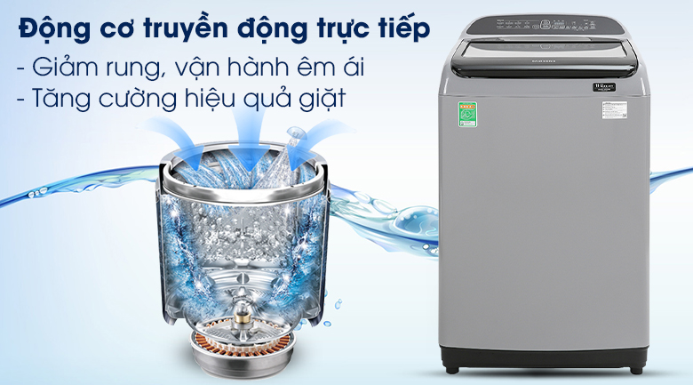 Máy giặt Samsung Inverter 10 kg WA10T5260BY/SV - 6