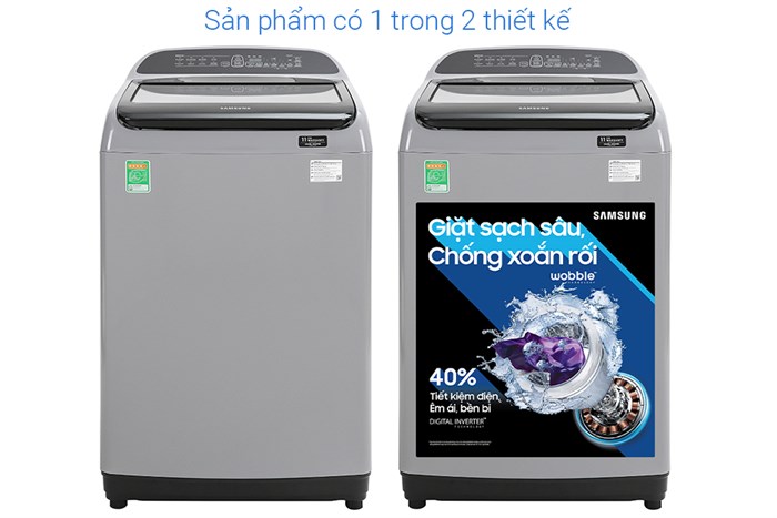 Máy giặt Samsung Inverter 10 kg WA10T5260BY/SV Màu Xám