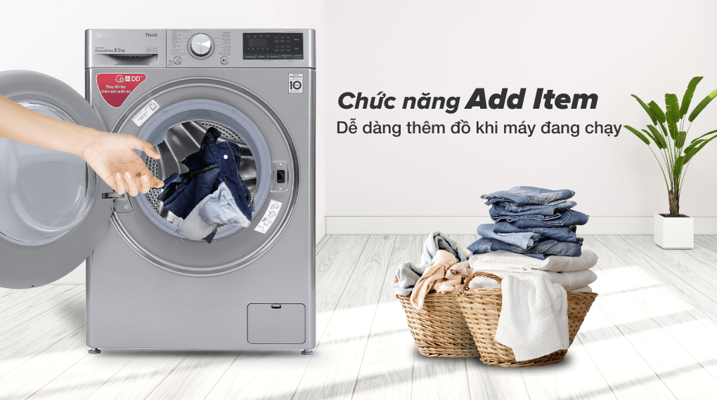 Máy giặt LG AI DD Inverter 8.5 kg FV1408S4V