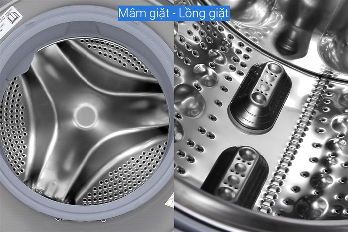 Máy giặt LG AI DD Inverter 8.5 kg FV1408S4V Màu Xám