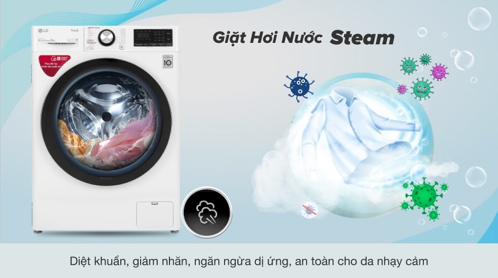 Máy giặt LG Inverter 9 kg FV1409S2W
