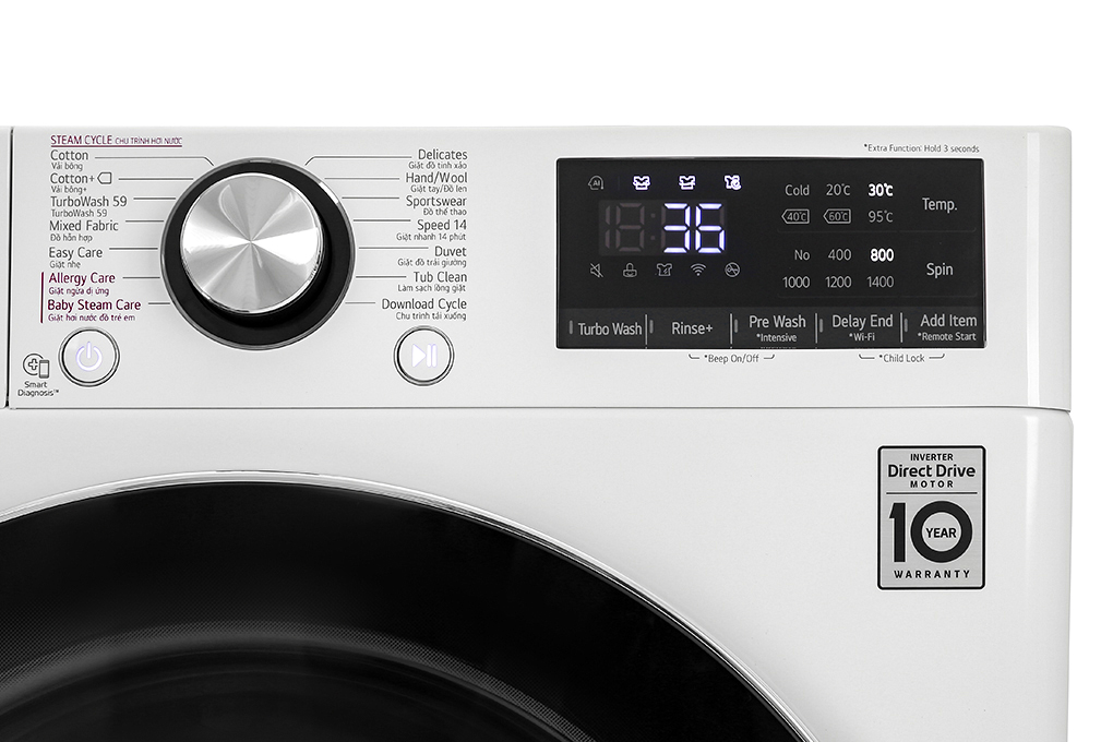 Máy giặt LG Inverter 9 kg FV1409S2W - 5