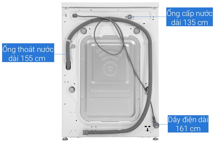 Máy giặt LG Inverter 9 kg FV1409S2W Màu Trắng