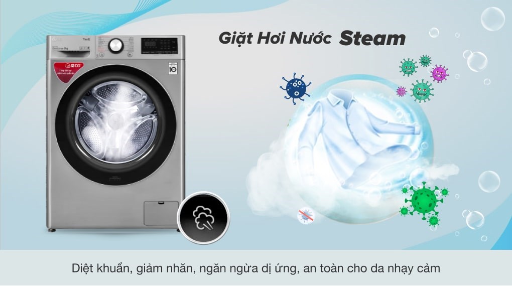 Máy giặt LG AI DD Inverter 9 kg FV1409S2V