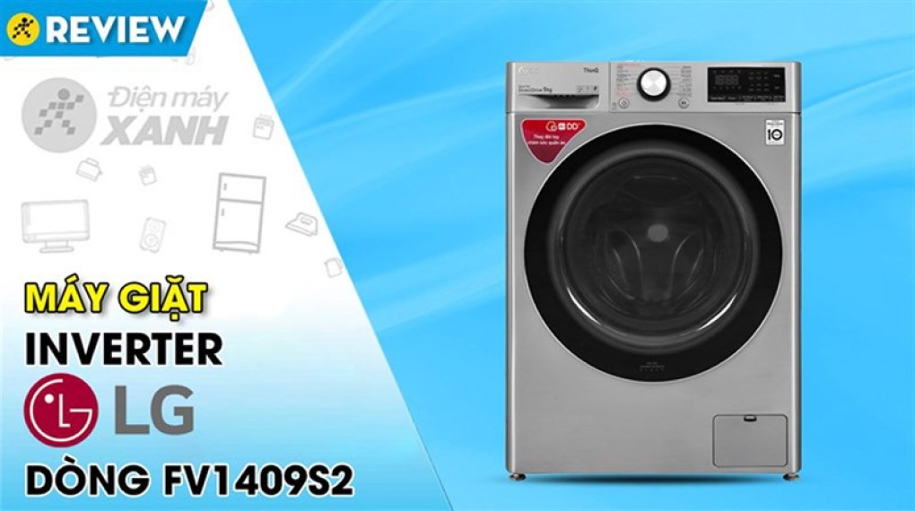 Máy giặt LG AI DD Inverter 9 kg FV1409S2V