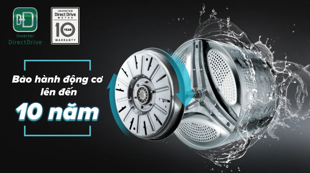 Máy giặt sấy LG Inverter giặt 8.5 kg - sấy 5 kg FV1408G4W