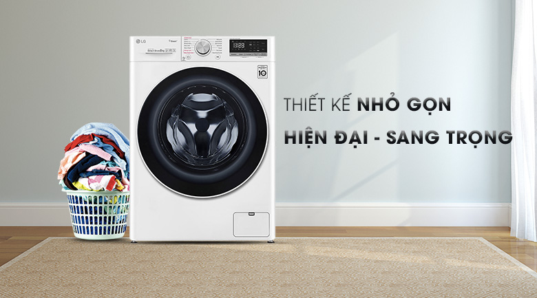Máy giặt sấy LG Inverter giặt 8.5 kg - sấy 5 kg FV1408G4W - 26