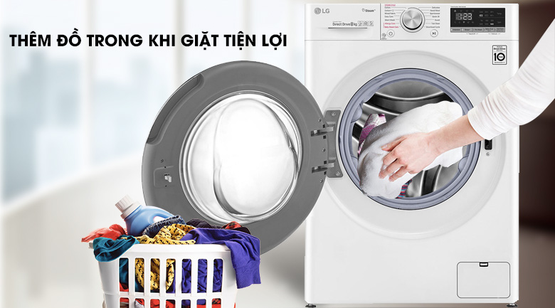 Máy giặt sấy LG Inverter giặt 8.5 kg - sấy 5 kg FV1408G4W - 13
