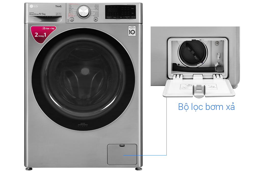 Máy giặt sấy LG Inverter 9 kg FV1409G4V giá rẻ