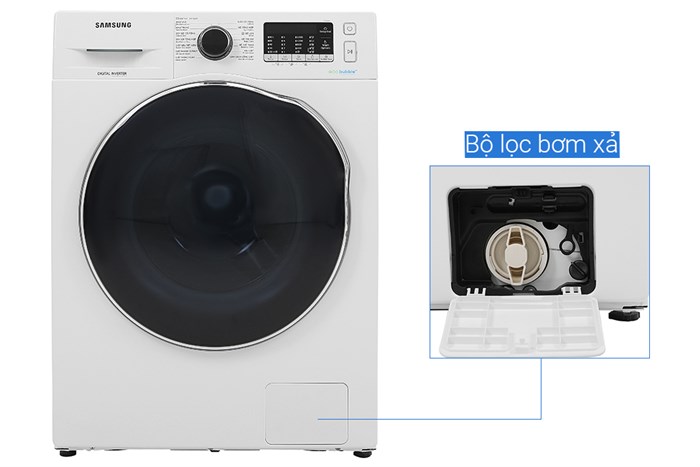 Máy giặt sấy Samsung Inverter giặt 9.5 kg - sấy 6 kg WD95J5410AW/SV Màu Trắng