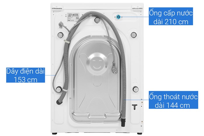 Máy giặt sấy Samsung Inverter giặt 9.5 kg - sấy 6 kg WD95J5410AW/SV Màu Trắng