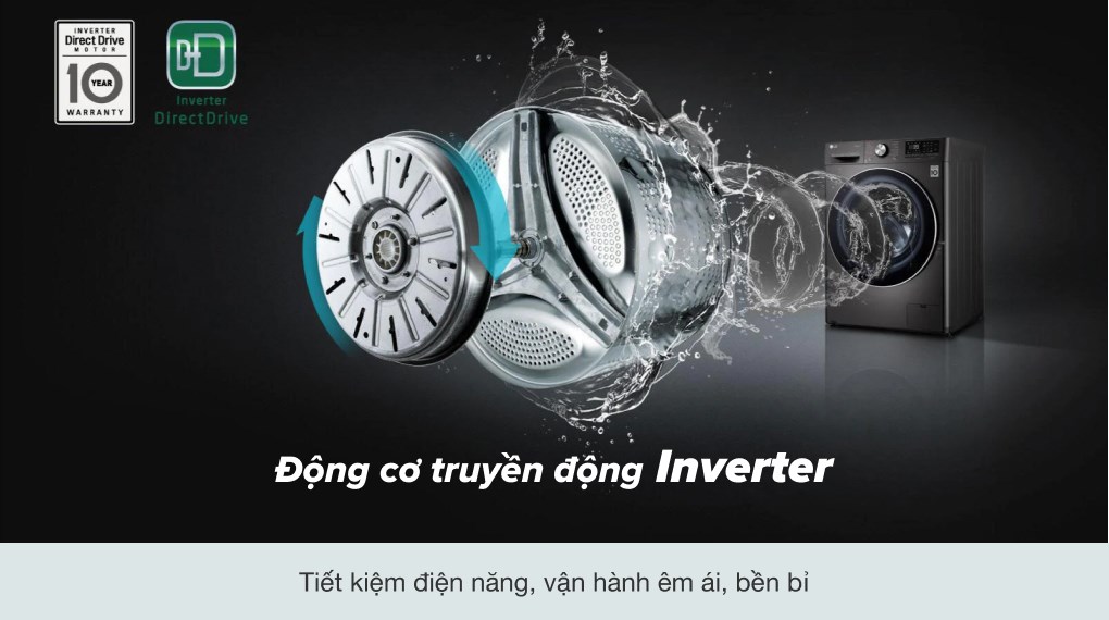 Máy giặt LG Inverter 10.5 kg FV1450S3V