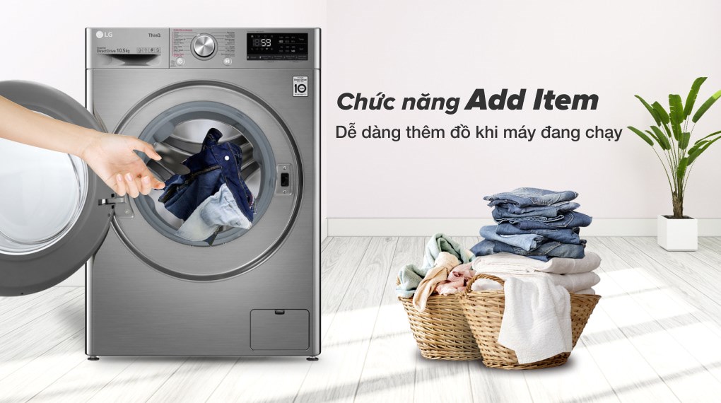 Máy giặt LG Inverter 10.5 kg FV1450S3V